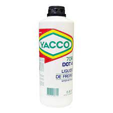 Тормозная жидкость YACCO 70 R DOT4, 0,5л
