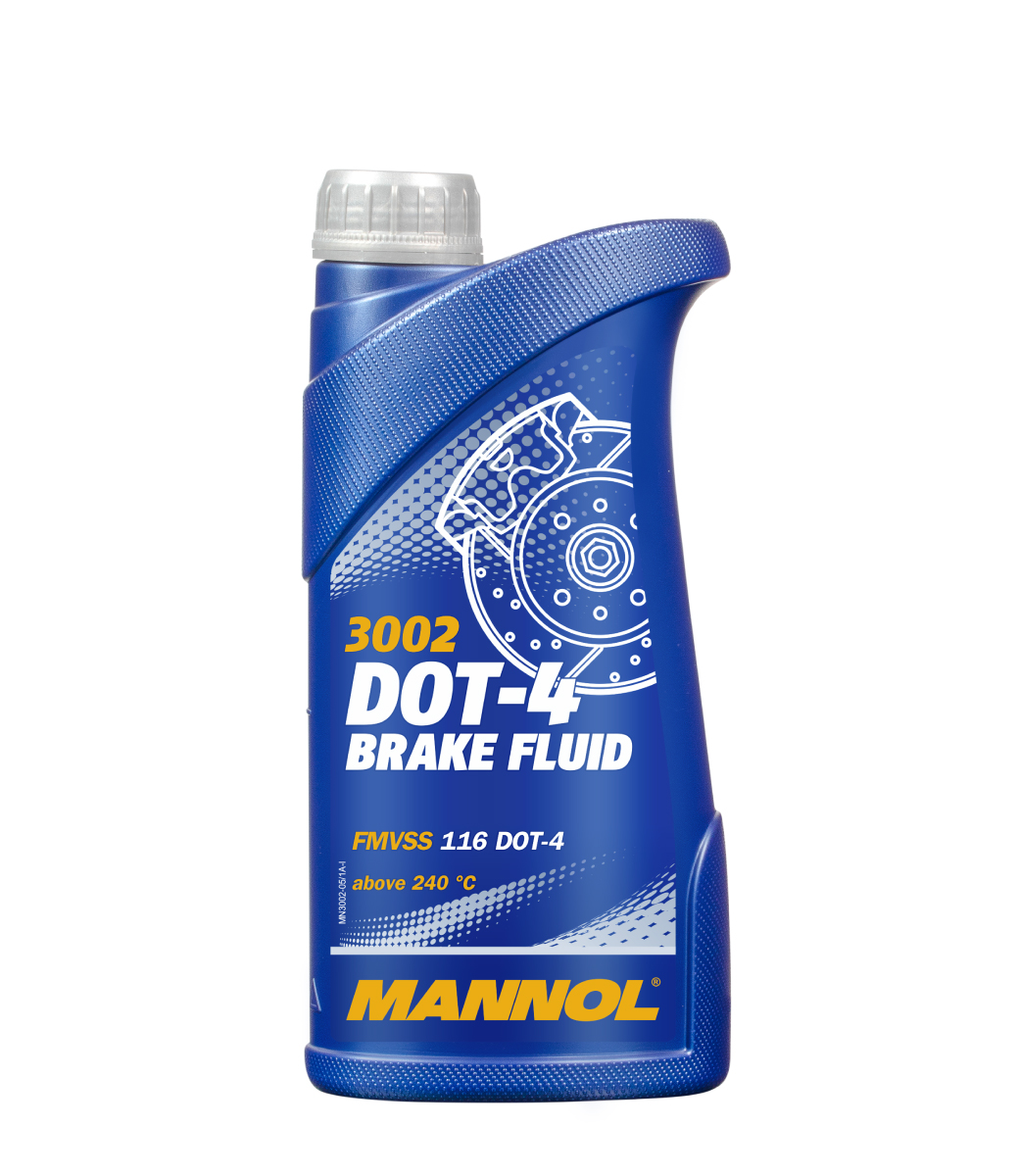 Тормозная жидкость Mannol Dot-4, 910г