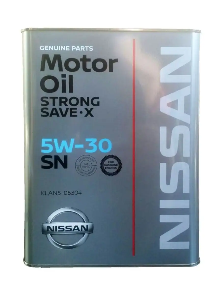 Масло моторное синтетическое Nissan 5W30 SN STRONG SAVE X, GF-5 JP 4л