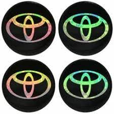 Наклейки на диски Toyota, 60 мм, цветные