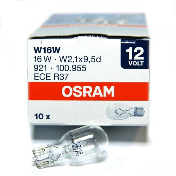 Автолампа W16W "Osram", 12V