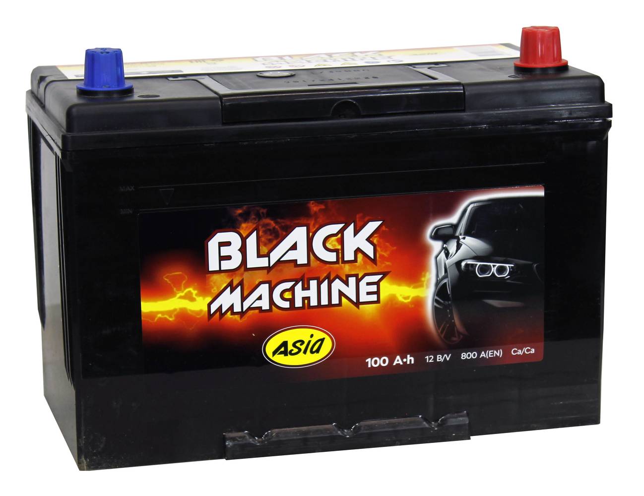АКБ 100 а/ч "Black Machine", Asia, 800А, обратная полярность