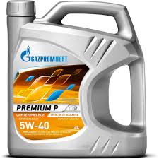 Масло моторное Газпромнефть Premium P, 5w40, A3/B3, API CF, SN, SP, 4л