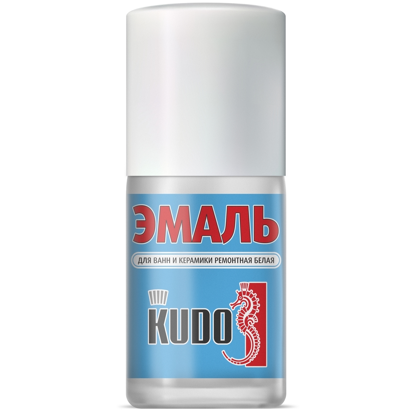 Эмаль для ванн и керамики ремонтная с кисточкой "KUDO"