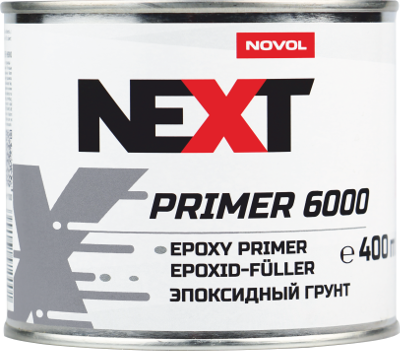 Грунт "Novol" Next 6000 эпоксидный, с отвердителем, 0.4л+0.4л