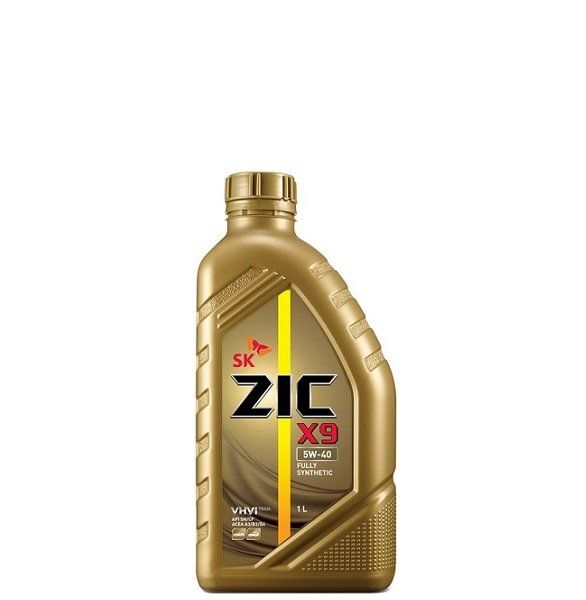 Масло моторное Zic X9, 5W40, синтетика, 1л