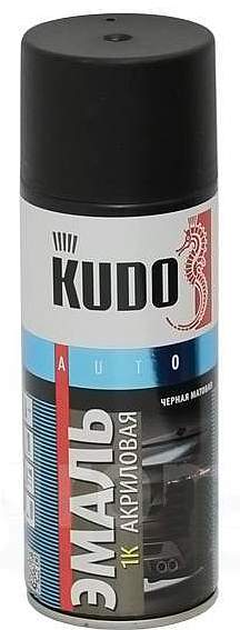 Краска акриловая 1К "KUDO", чёрная матовая