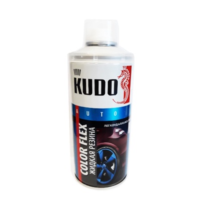 Жидкая резина "Kudo", белая, спрей, 520мл