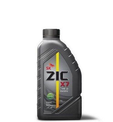 Масло моторное ZIC X7 Diesel, 10W40, синтетика, 1л