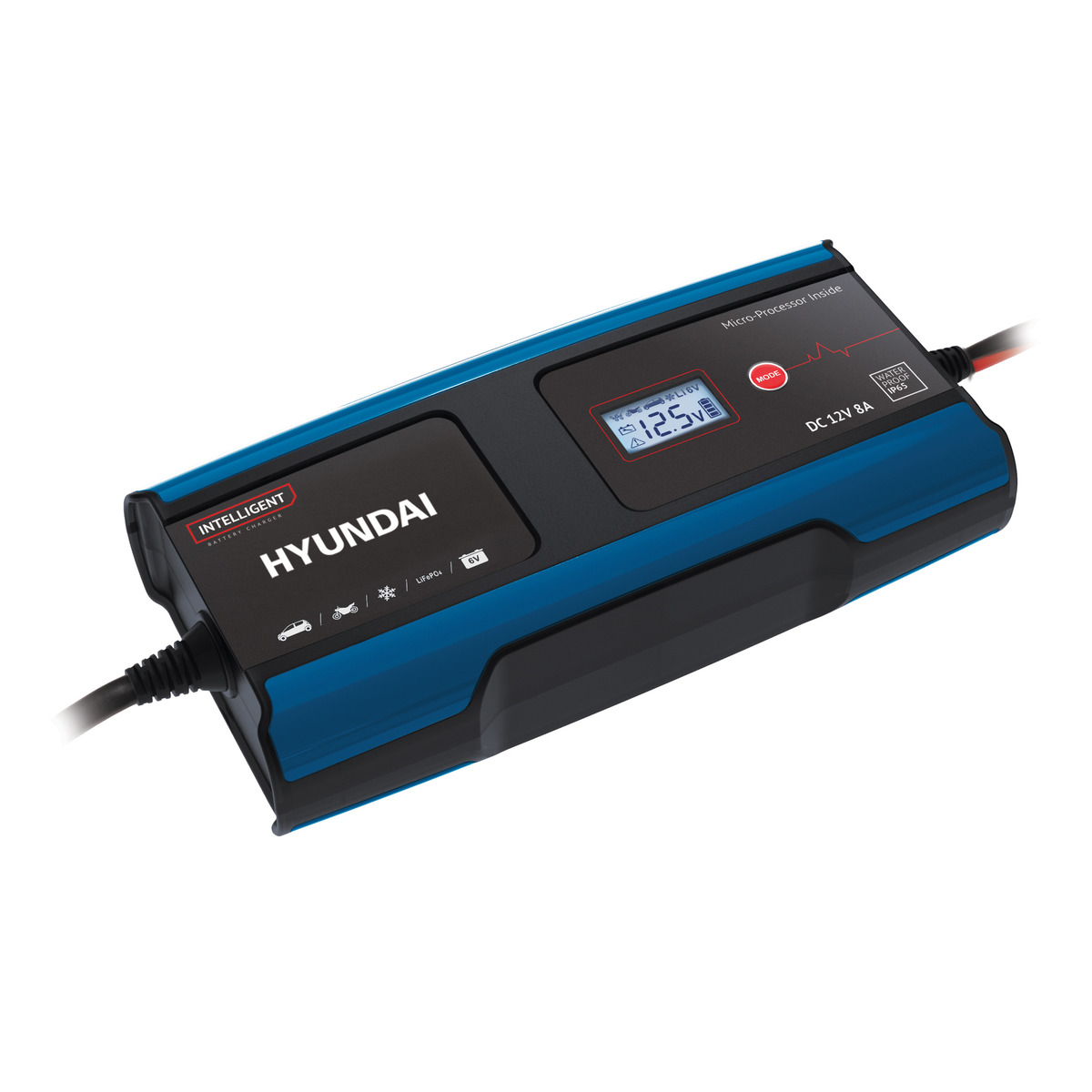 Зарядное устройство для АКБ "Hyundai" 6/12V, 150Ah