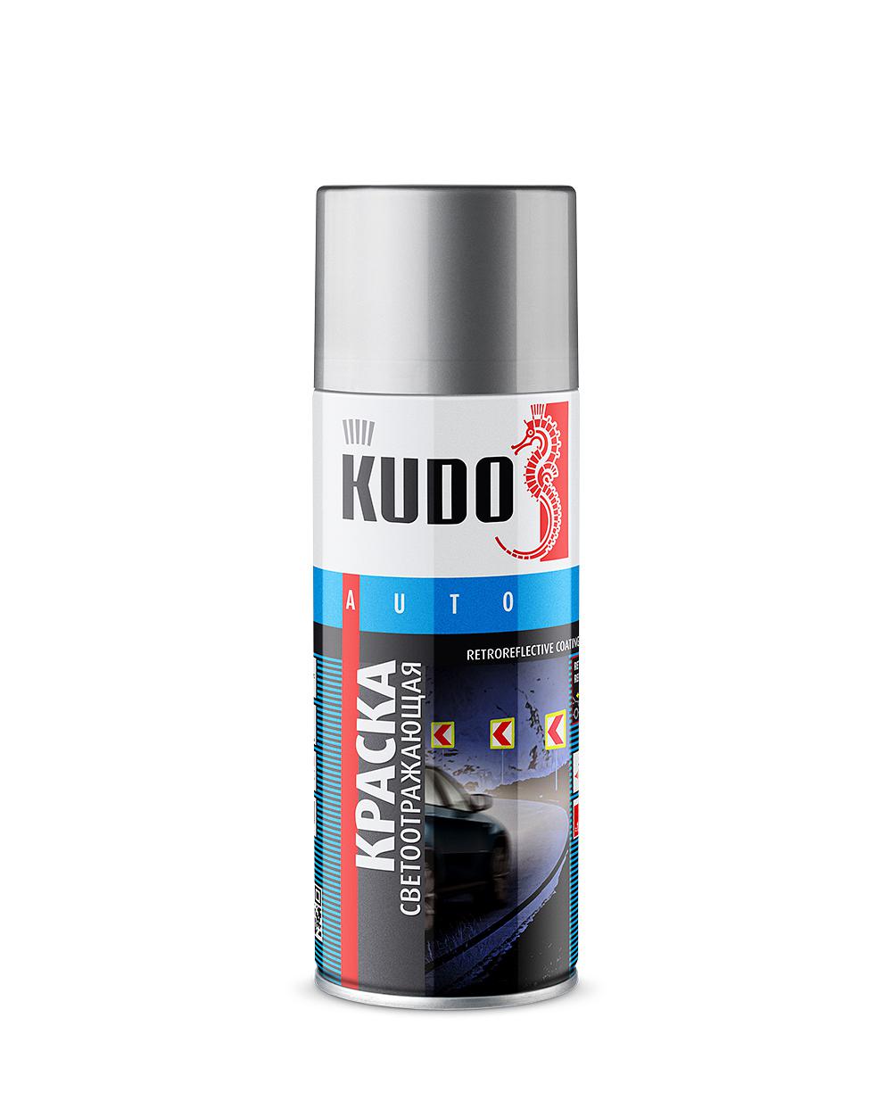 Краска универсальная "KUDO", светоотражающая, 520 мл