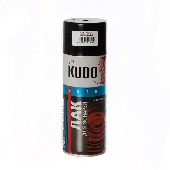 Лак тонировочный "KUDO" для фонарей, черный, 520мл